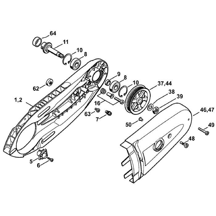 Blade Adjusting Screw Assembly - OEM: 42387109500