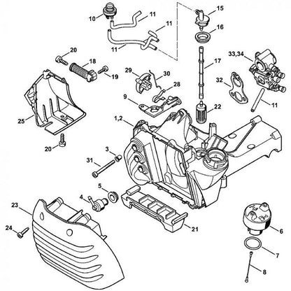 Carb Gasket - OEM: 42381290900