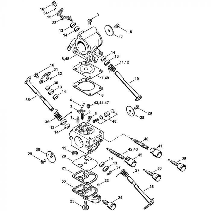 Air Valve Shaft With Lever - OEM: 42381207300