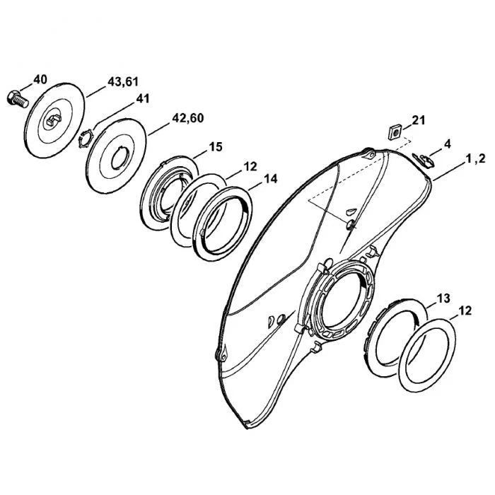 Blade Flange - OEM: 42057062903