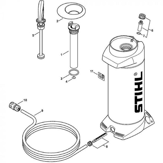 Hose 4m - OEM: 00006700301